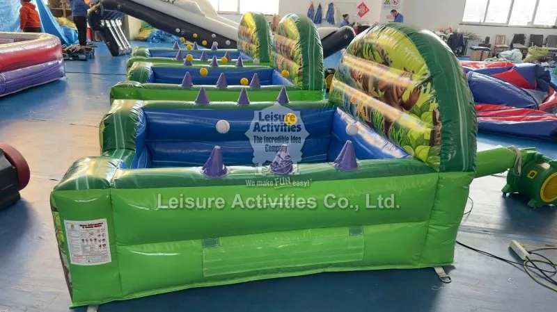 Inflatable Jungle Ball Pool With Air Jugglers Inflatable Jungle Ball Pool With Air Jugglers