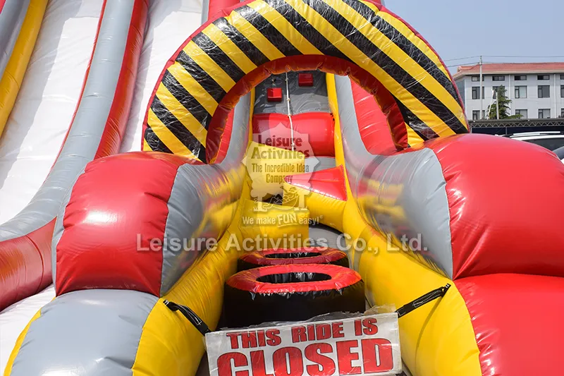 Inflatable Xtreme Fun Run Double Lane Slide