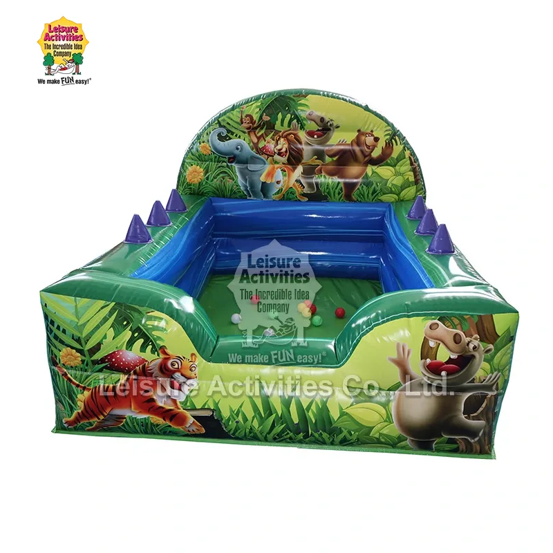 Felfújható Jungle Ball Pool légzsonglőrökkel Felfújható Jungle Ball Pool légzsonglőrökkel